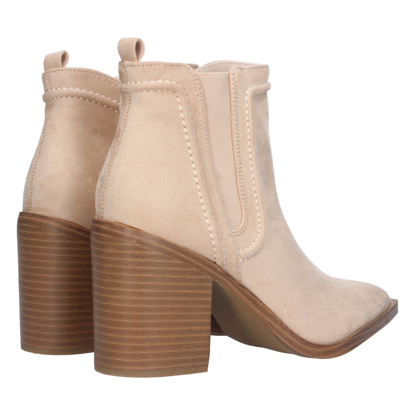 Botin de Tacon Ancho para Mujer  Comodo