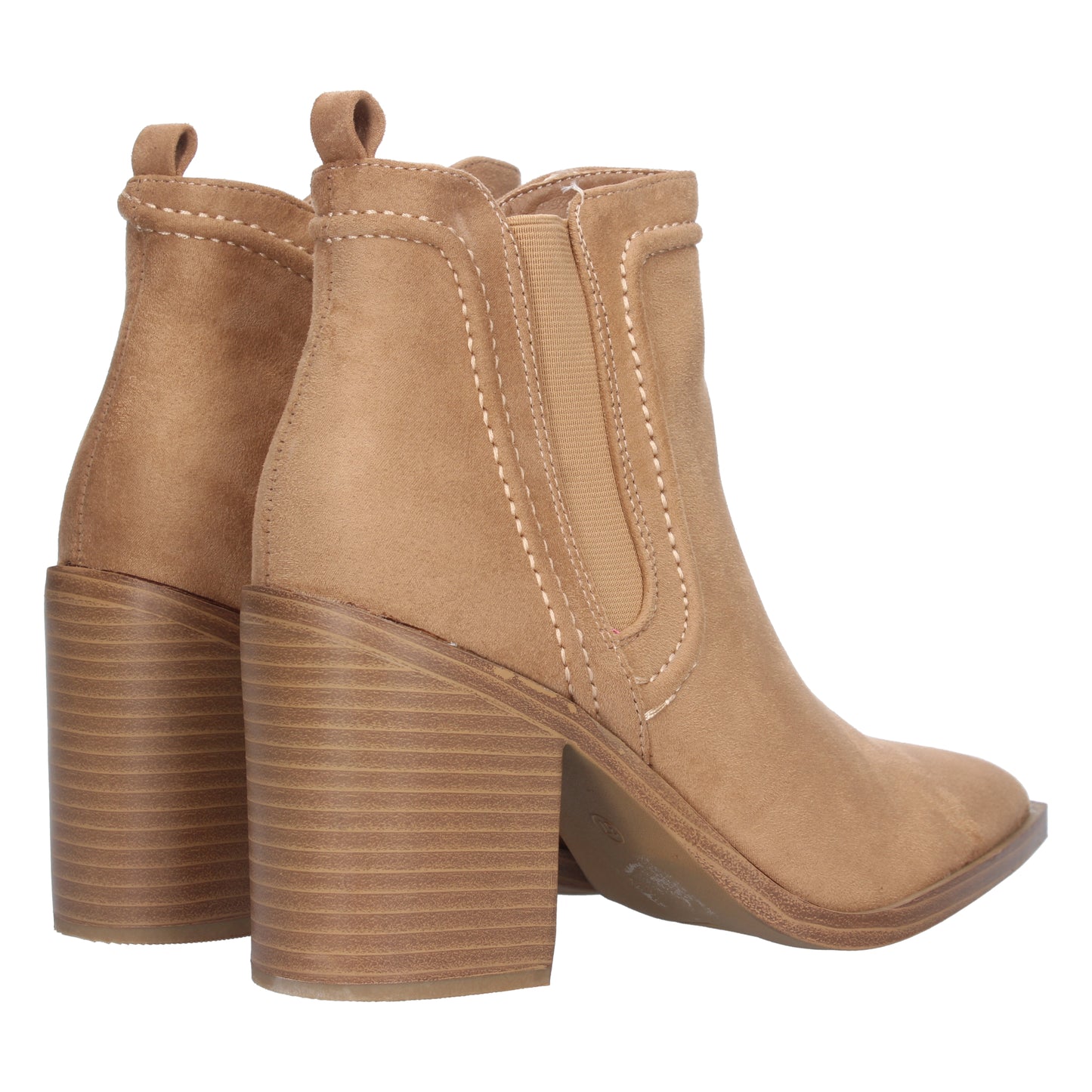 Botin de Tacon Ancho para Mujer  Comodo