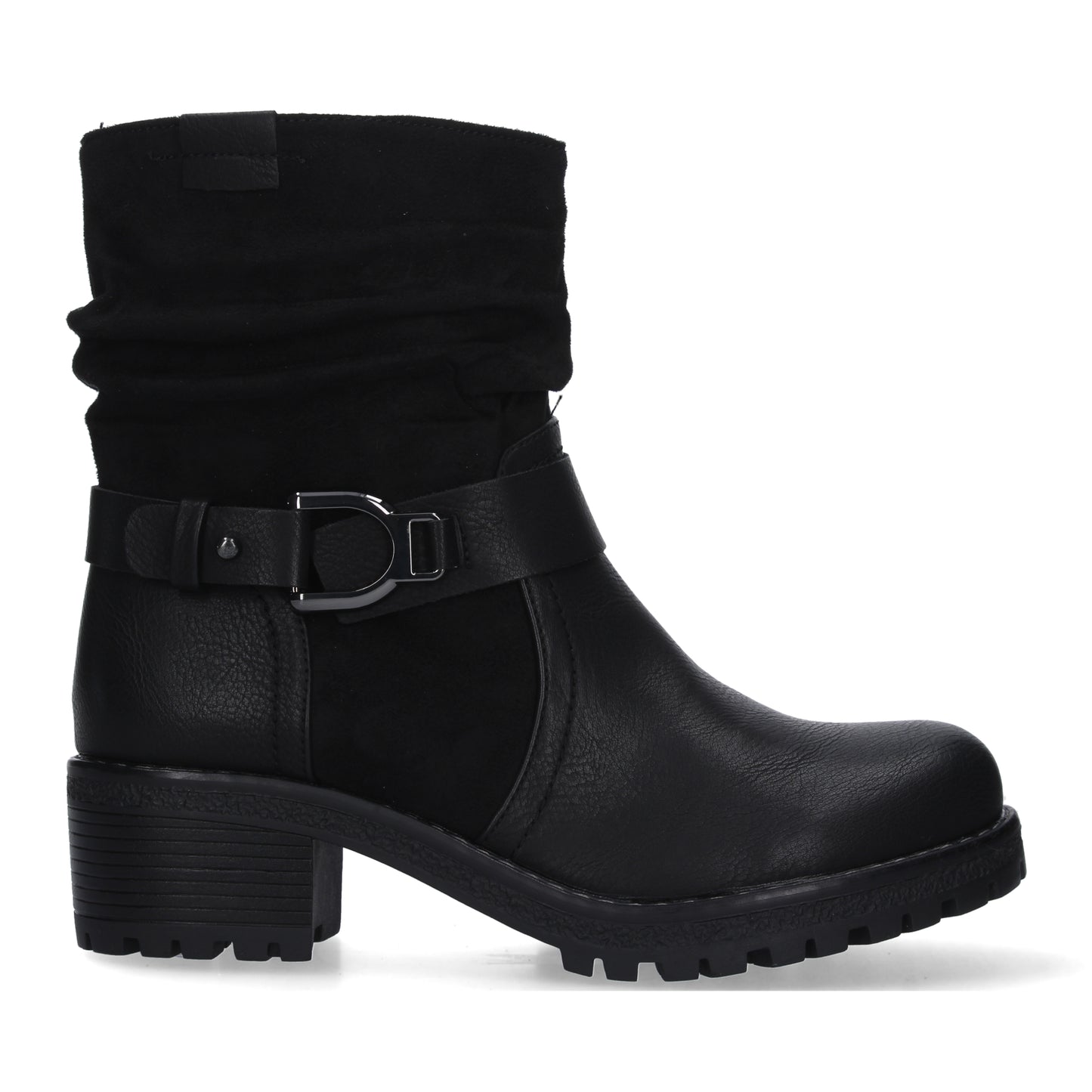 Botin de Tacon Ancho para Mujer  Comodo