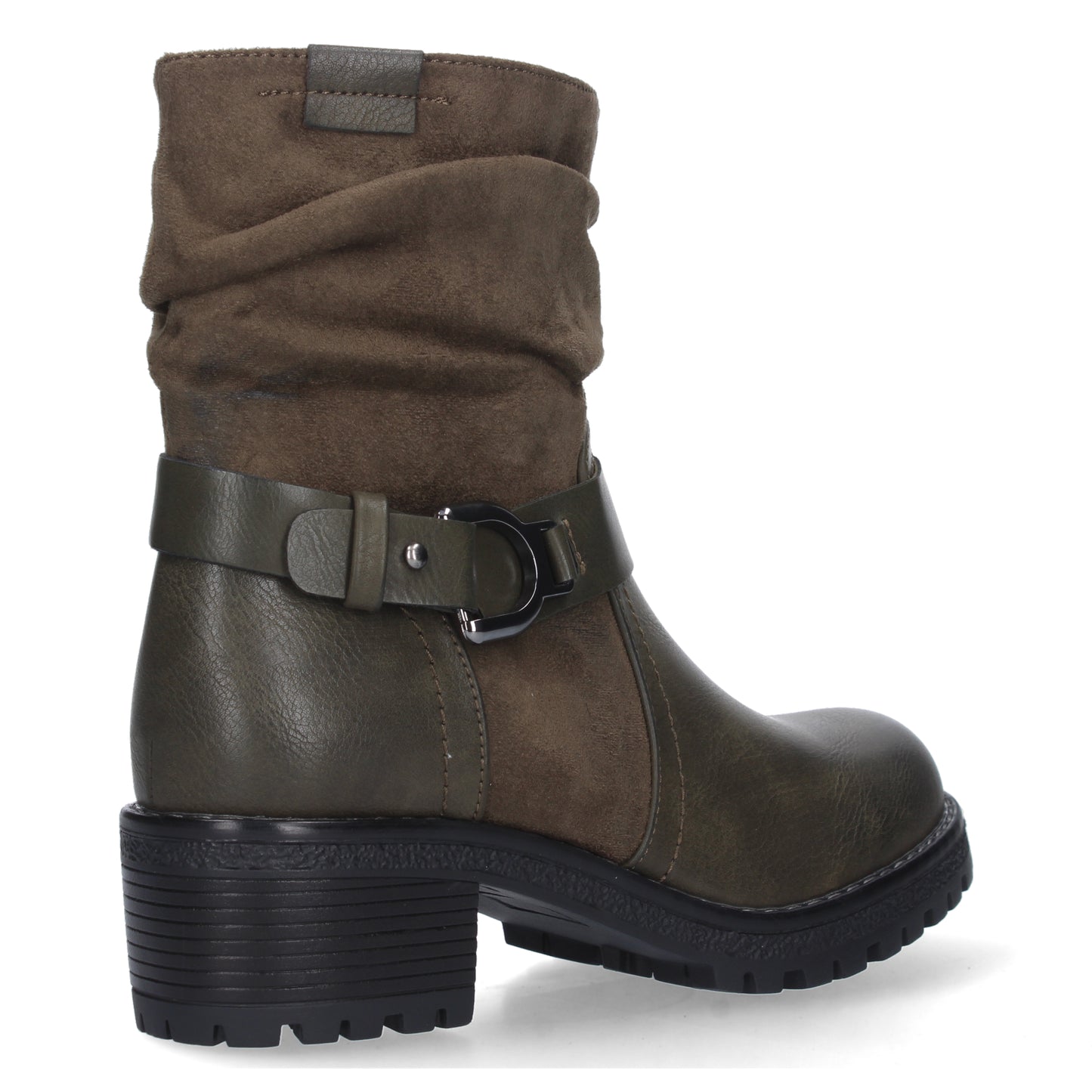 Botin de Tacon Ancho para Mujer  Comodo