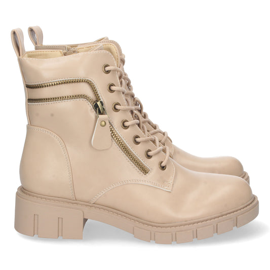 Botin Plano para Mujer  Comodo  con Crem