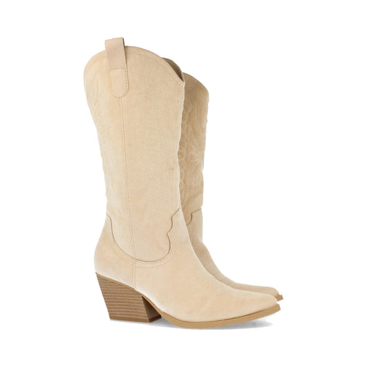 Bota de Tacon Cubano para Mujer  Comoda