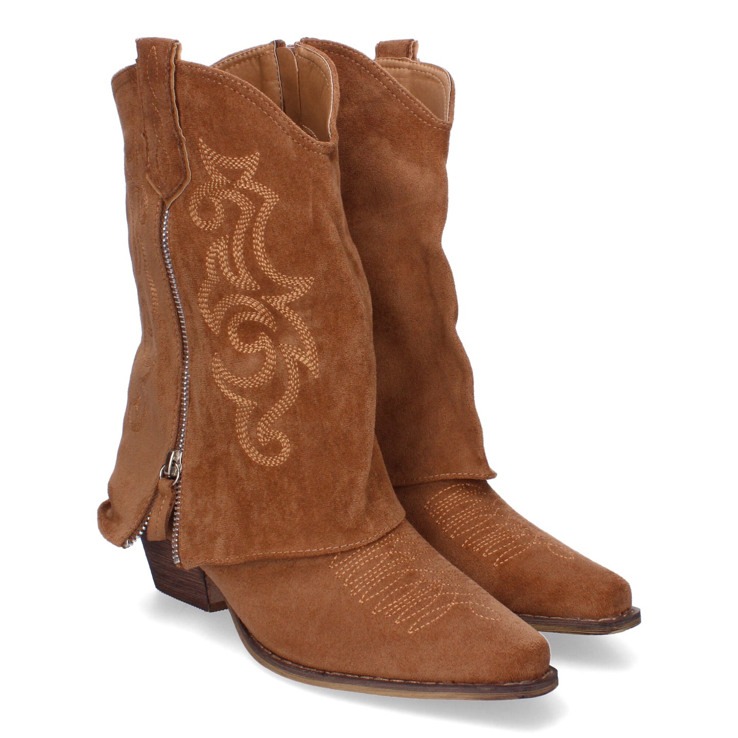 Botas de tacón para Mujer  Estilo Cowboy Polaina