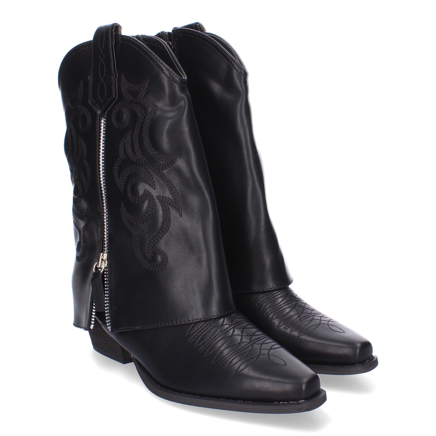 Botas de tacón para Mujer  Estilo Cowboy Polaina