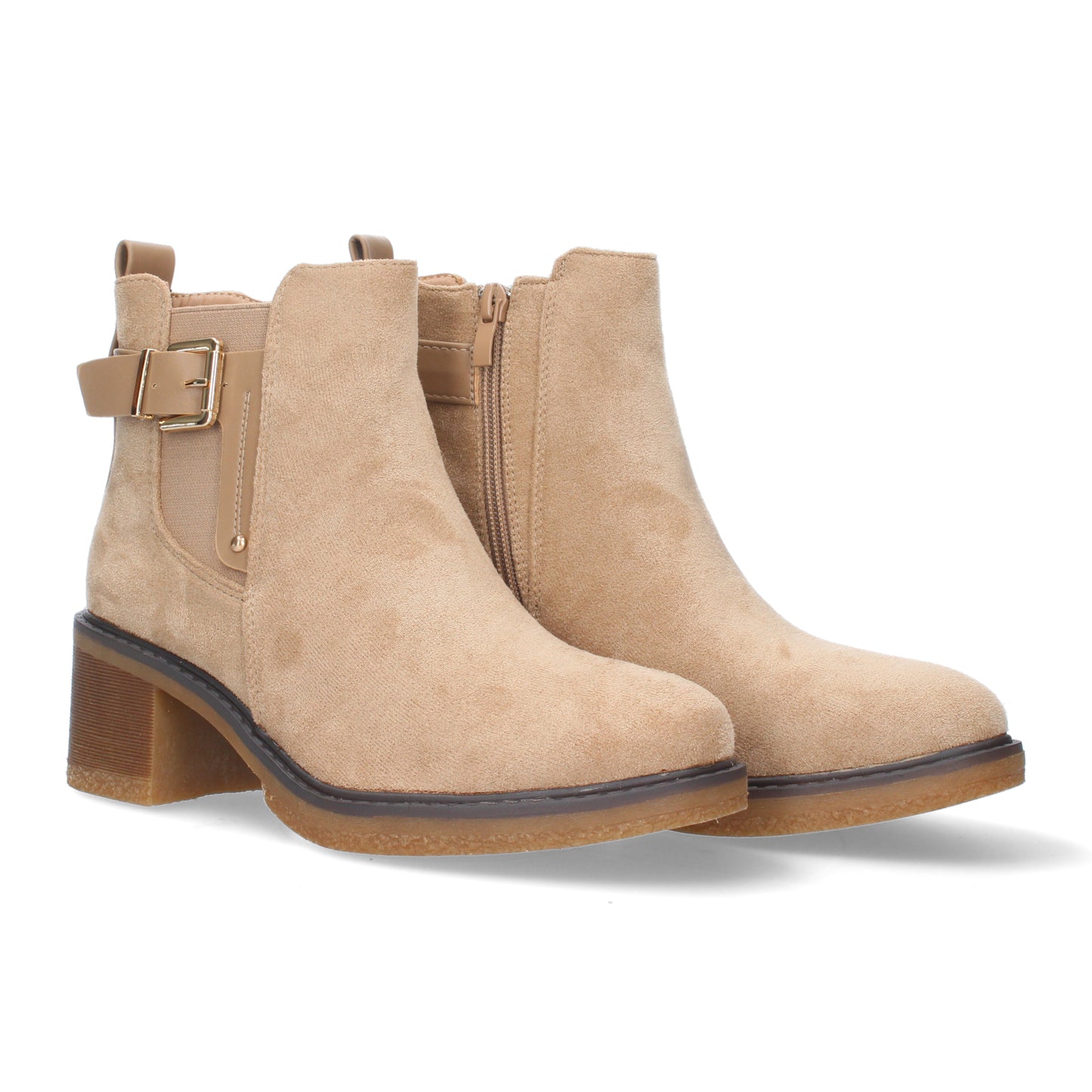 Botin de Tacon para Mujer  con material