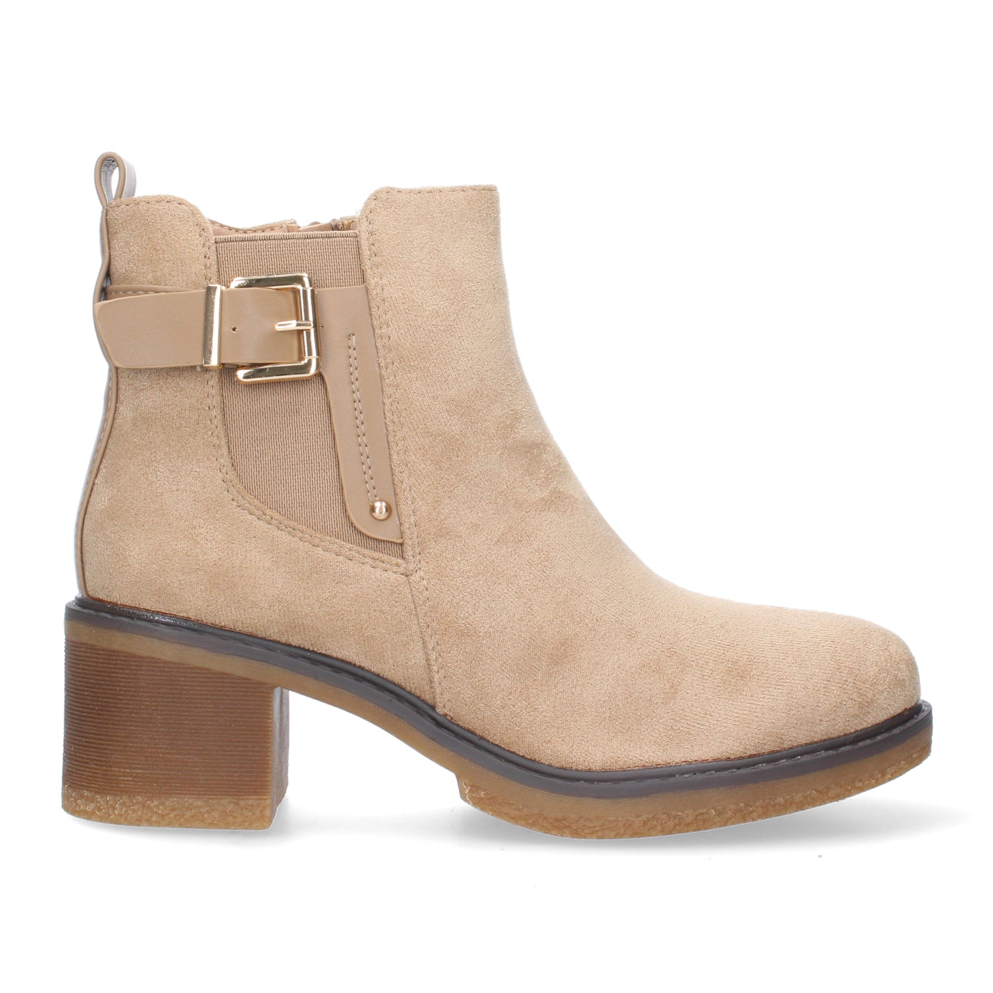 Botin de Tacon para Mujer  con material