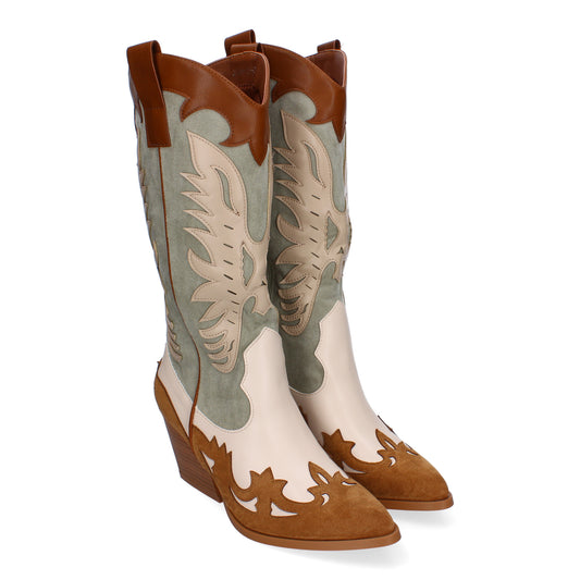 Botas de tacón para Mujer  Estilo Cowboy  Comodas