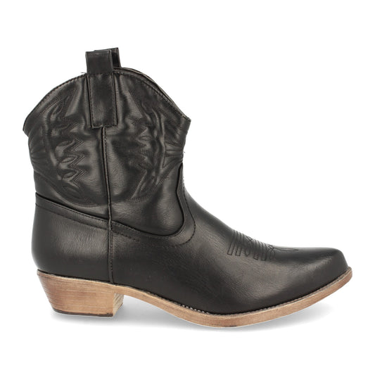 Botin de Mujer con Tacon Campero Cowboy