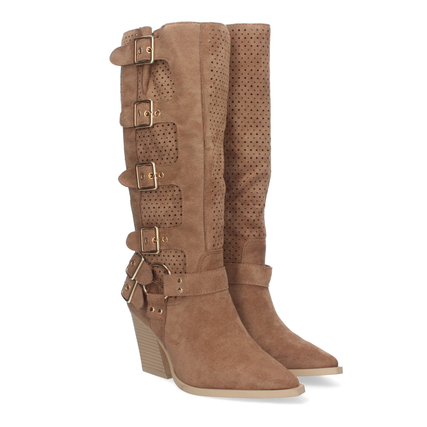 Botas Elegantes de Mujer con Tacón  C�mo