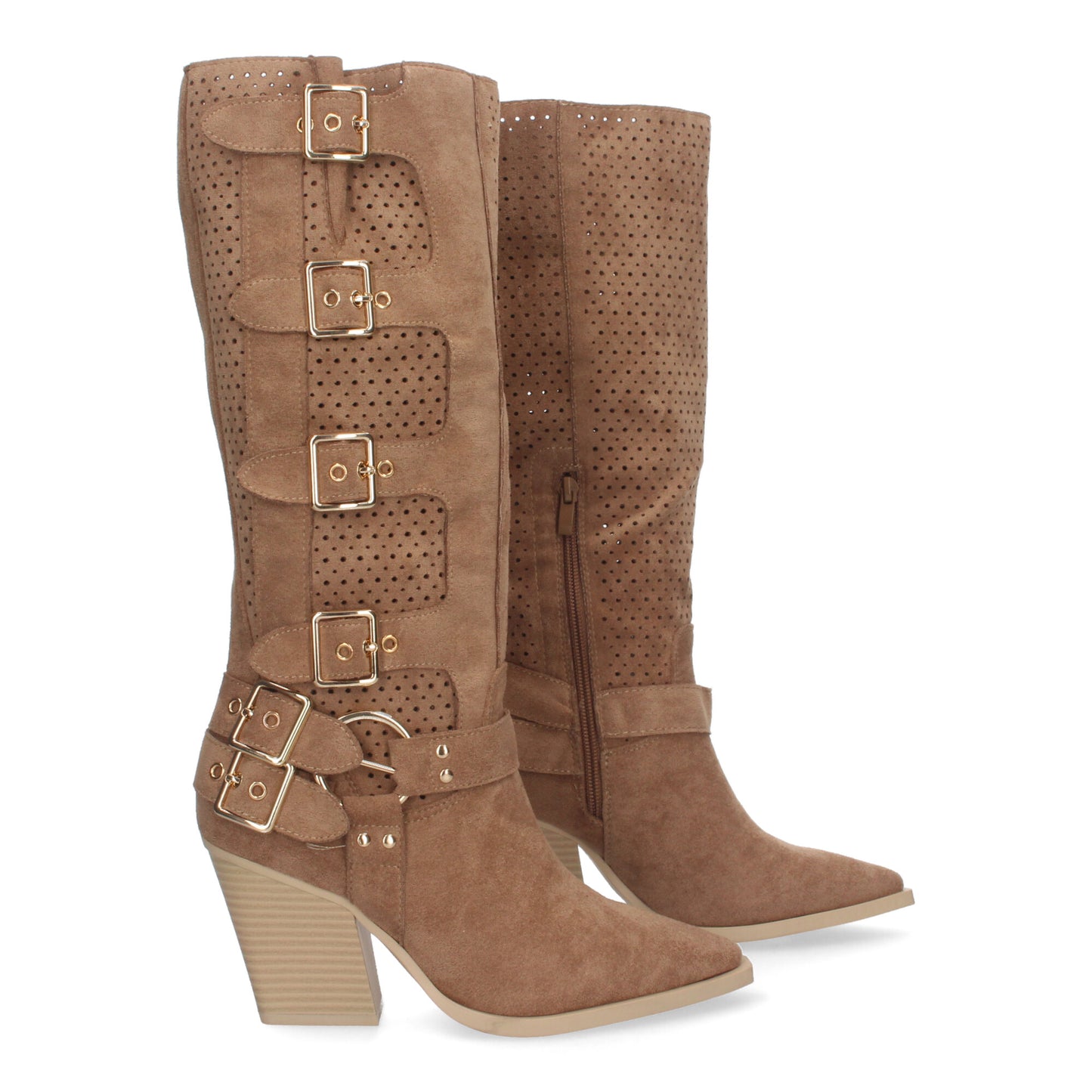 Botas Elegantes de Mujer con Tacón  C�mo