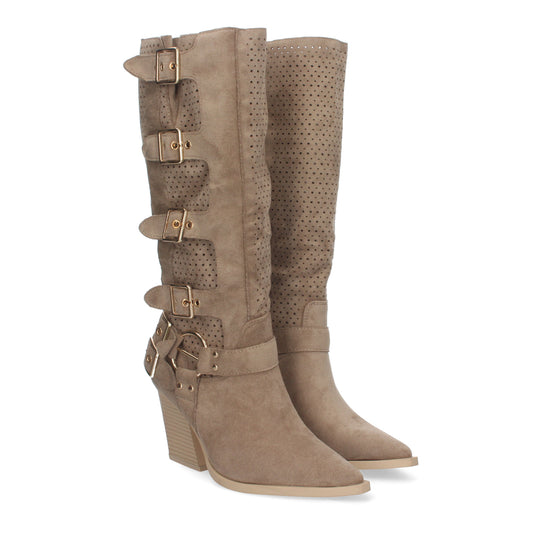 Botas Elegantes de Mujer con Tacón  C�mo