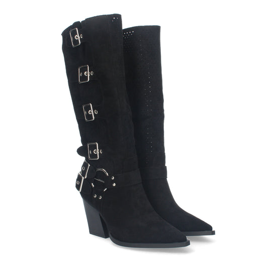 Botas Elegantes de Mujer con Tacón  C�mo