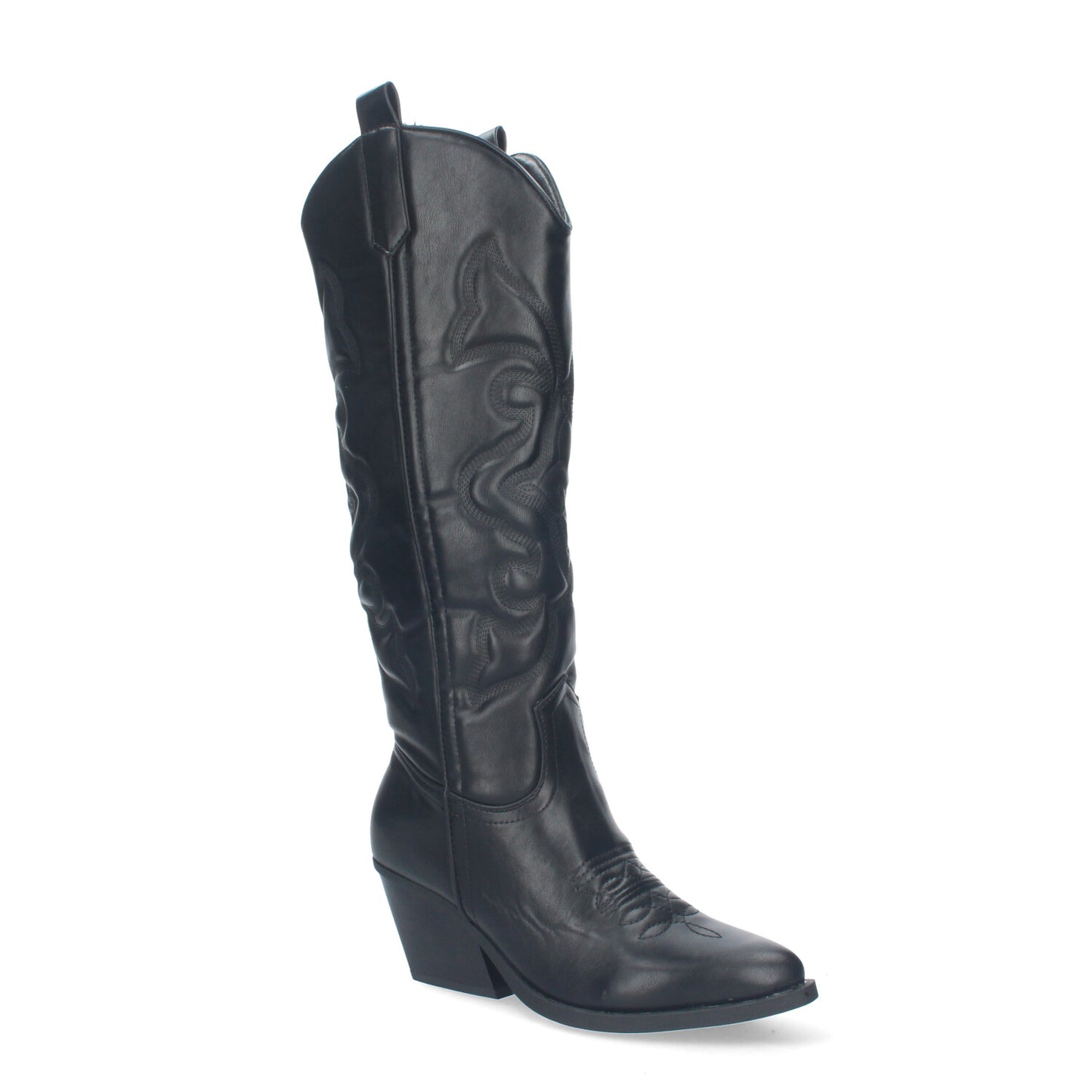 Bota para mujer con tacon cubano con gra