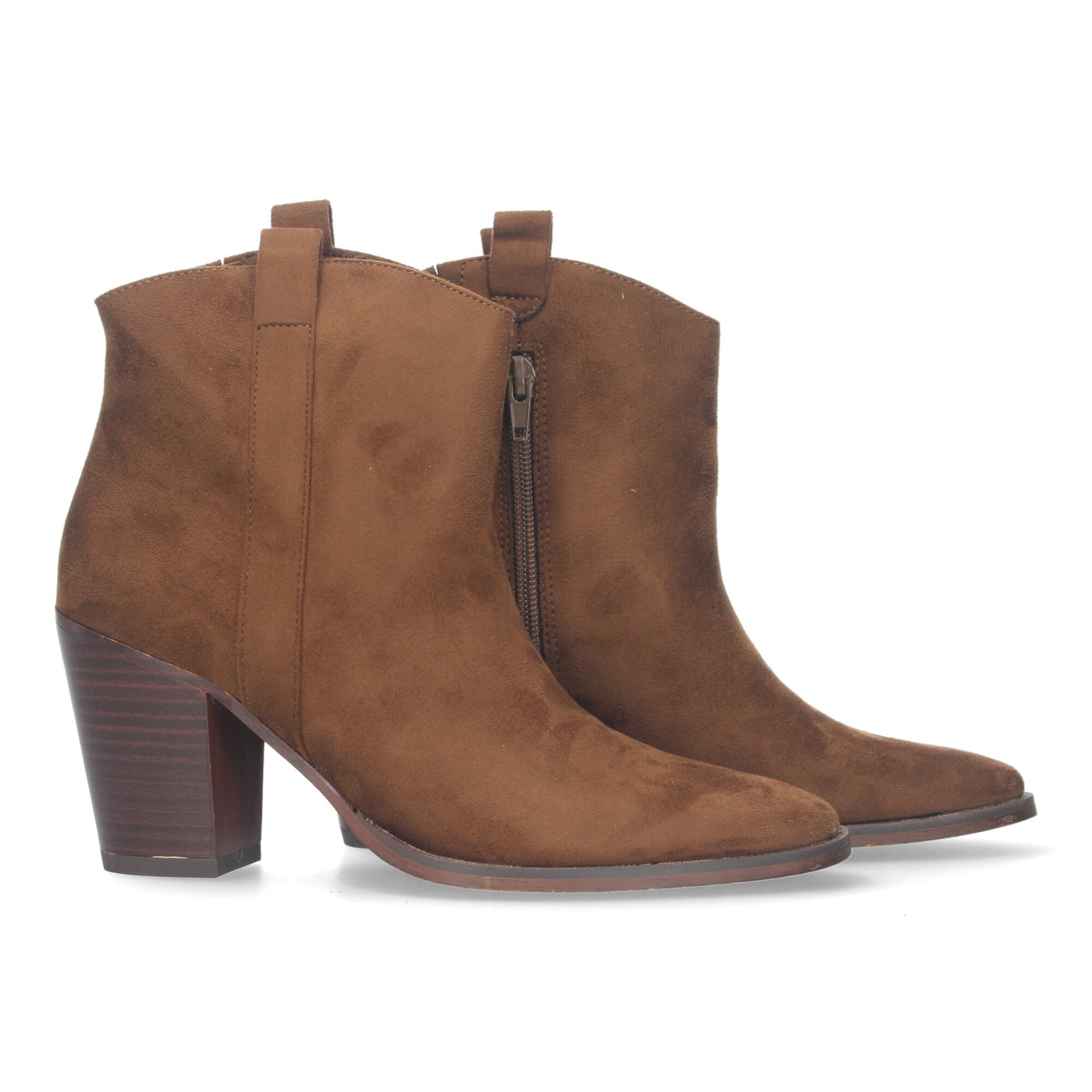 Botin de tacon para mujer  material ater