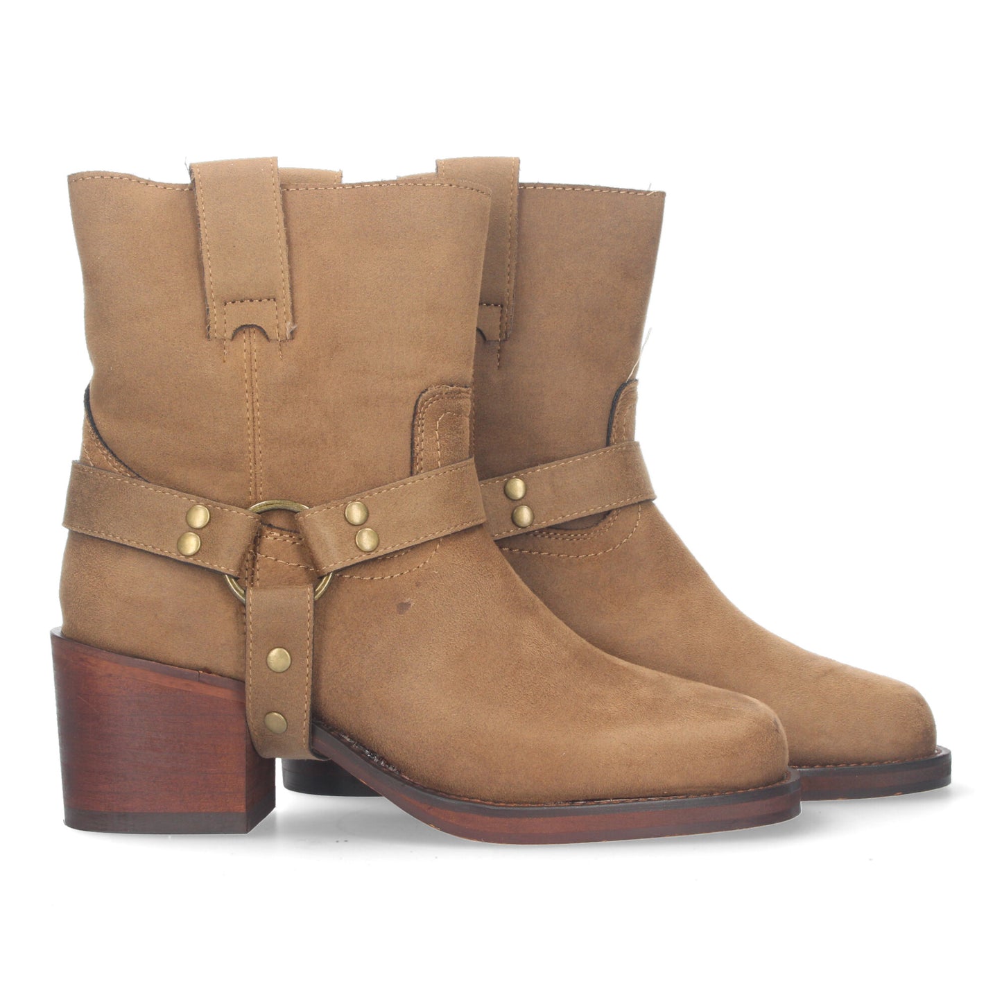 Botin de tacon para mujer  material ater