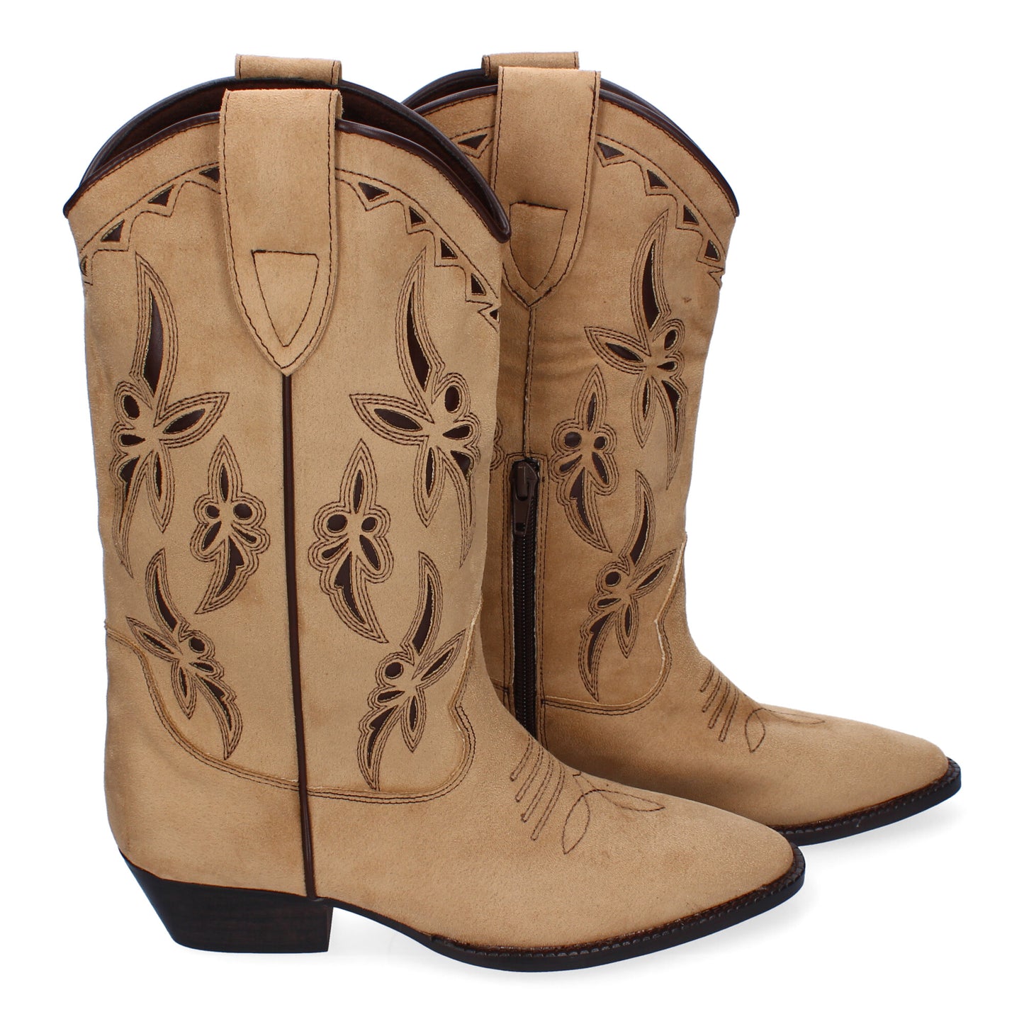 Botas de Mujer Elegantes con tacón Campero y Adorn