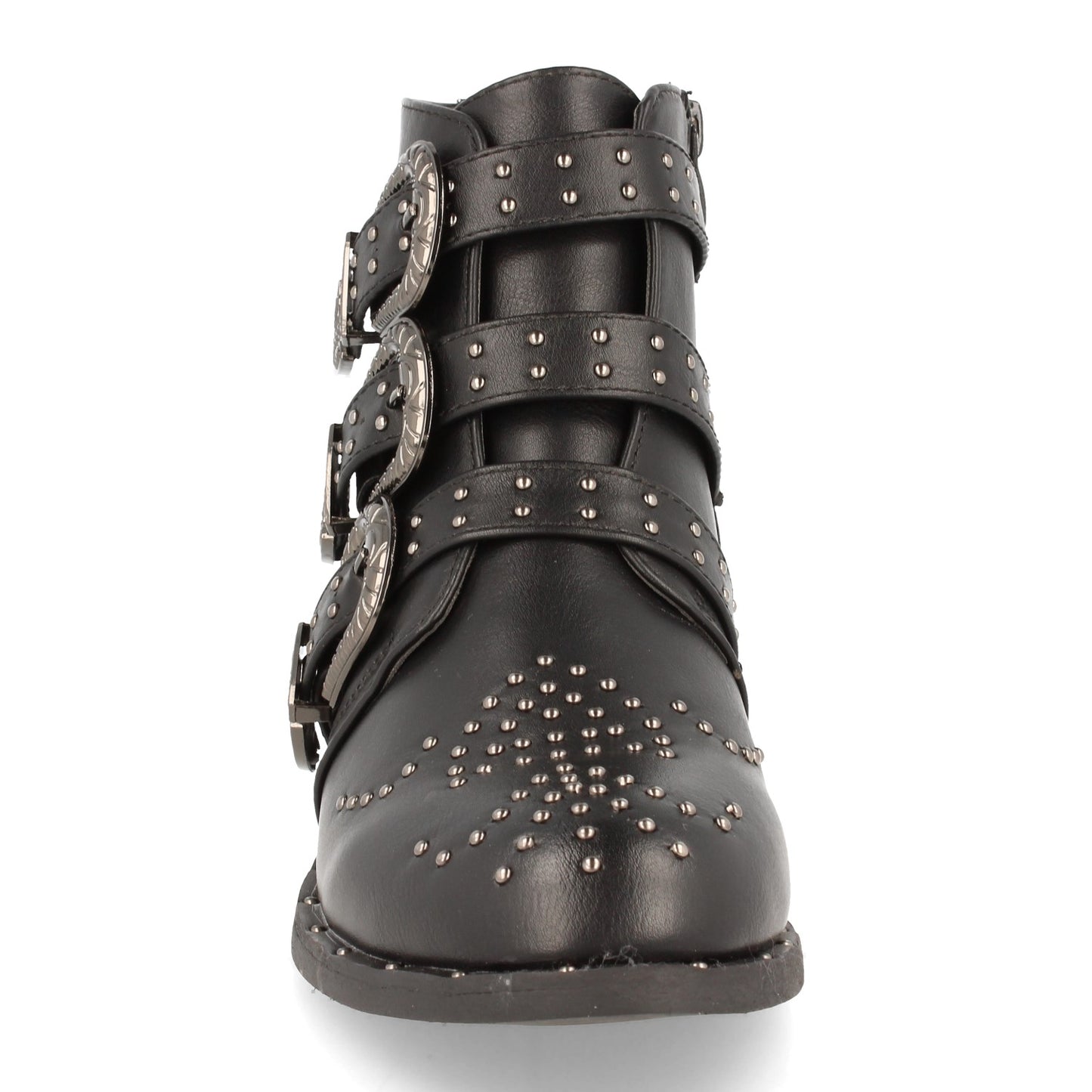 Botin de Mujer Estilo Motera con Cremall