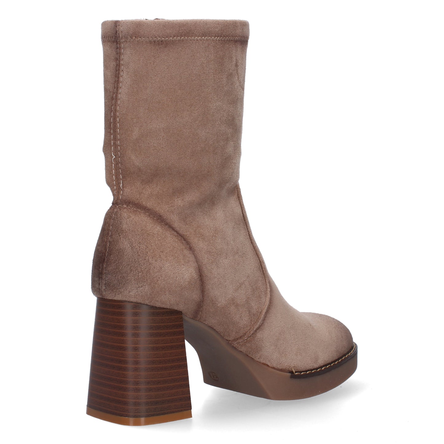 Botin de Tacon Ancho para Mujer  punta r