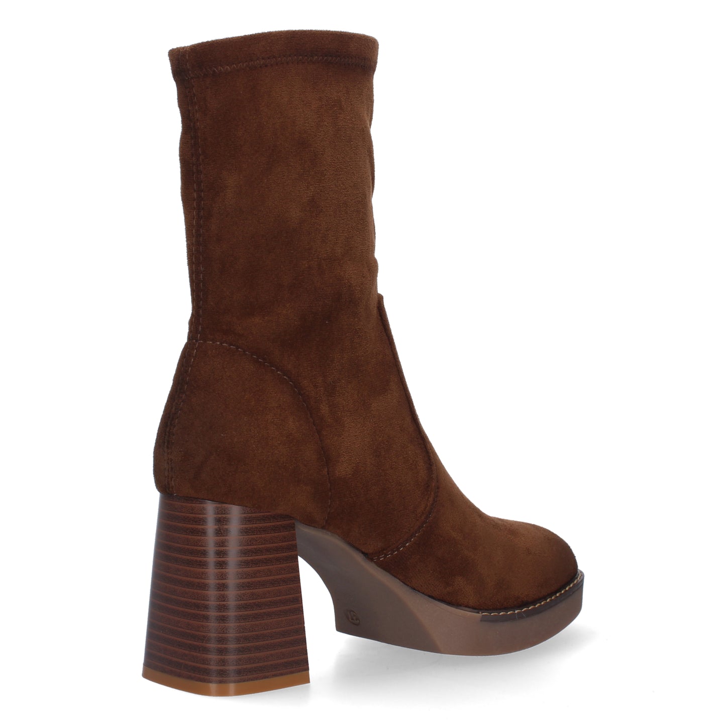 Botin de Tacon Ancho para Mujer  punta r