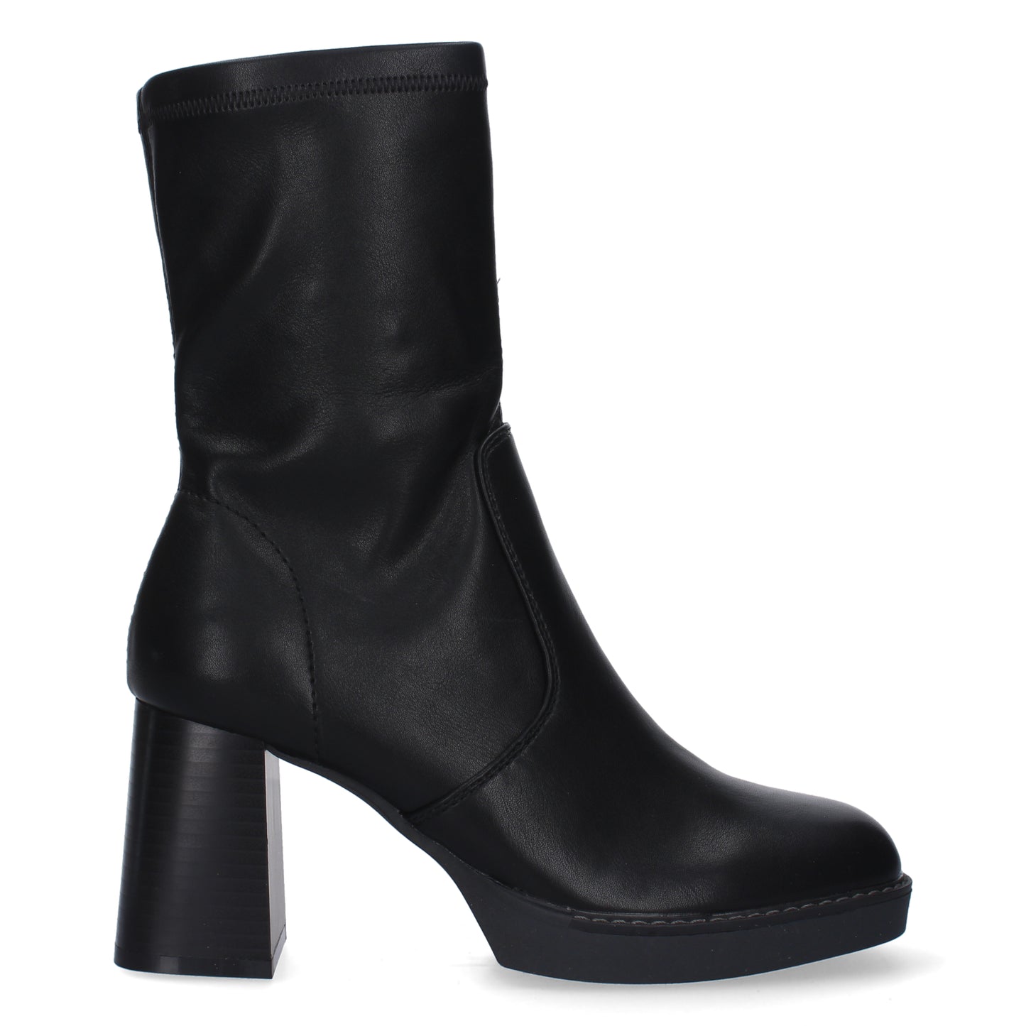 Botin de Tacon Ancho para Mujer  punta r