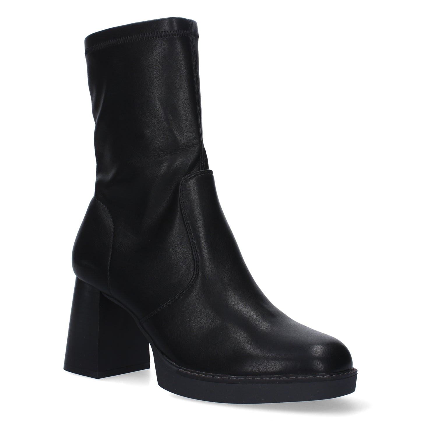 Botin de Tacon Ancho para Mujer  punta r