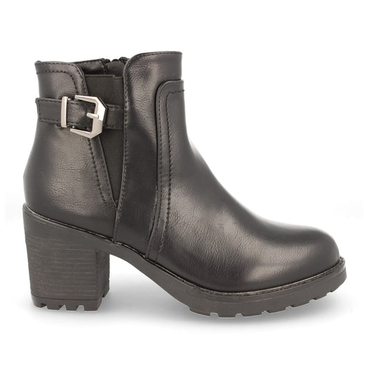 Botin de Mujer Estilo Motero Casual Con