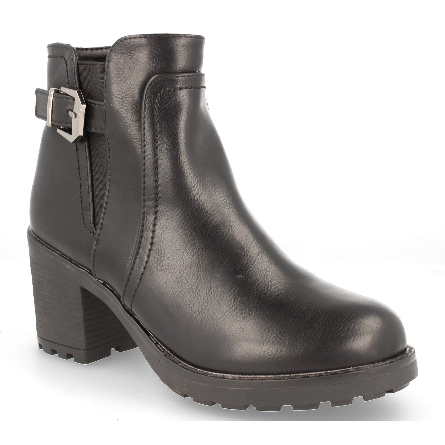 Botin de Mujer Estilo Motero Casual Con