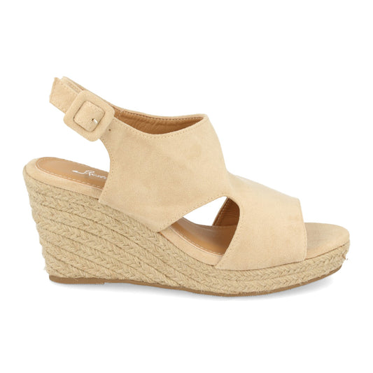 Sandalias de Mujer con cuña de Yute  tal