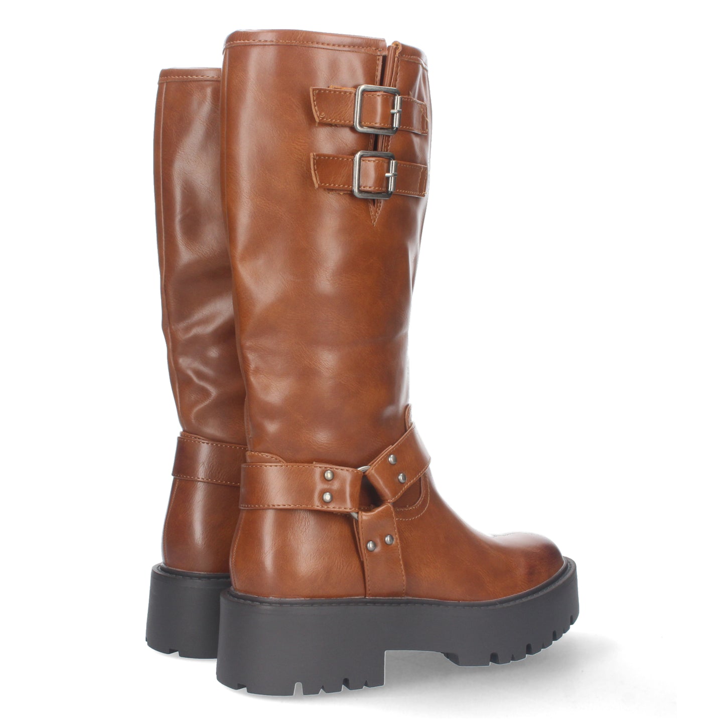 Botas Moteras de diseño Liso con Tacon B