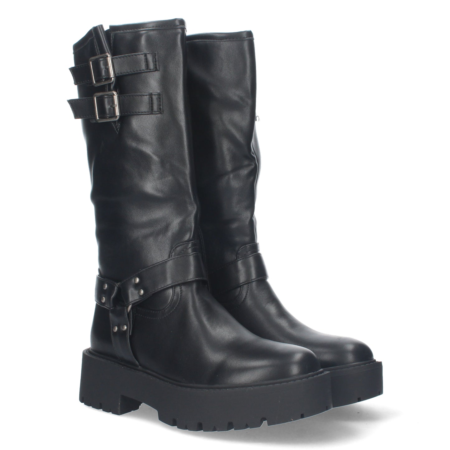 Botas Moteras de diseño Liso con Tacon B