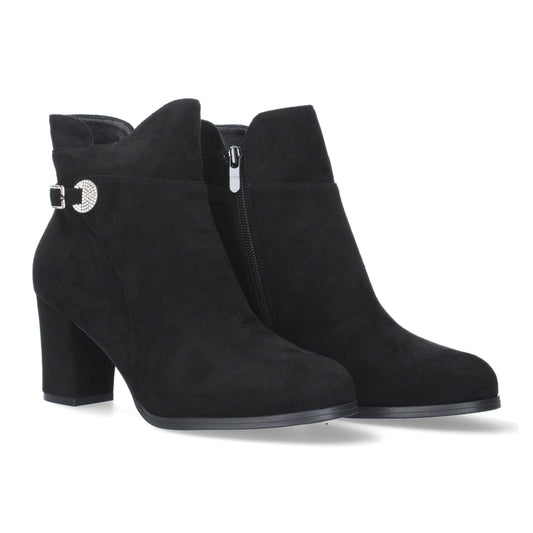 Botin de Tacon Ancho para Mujer  punta r