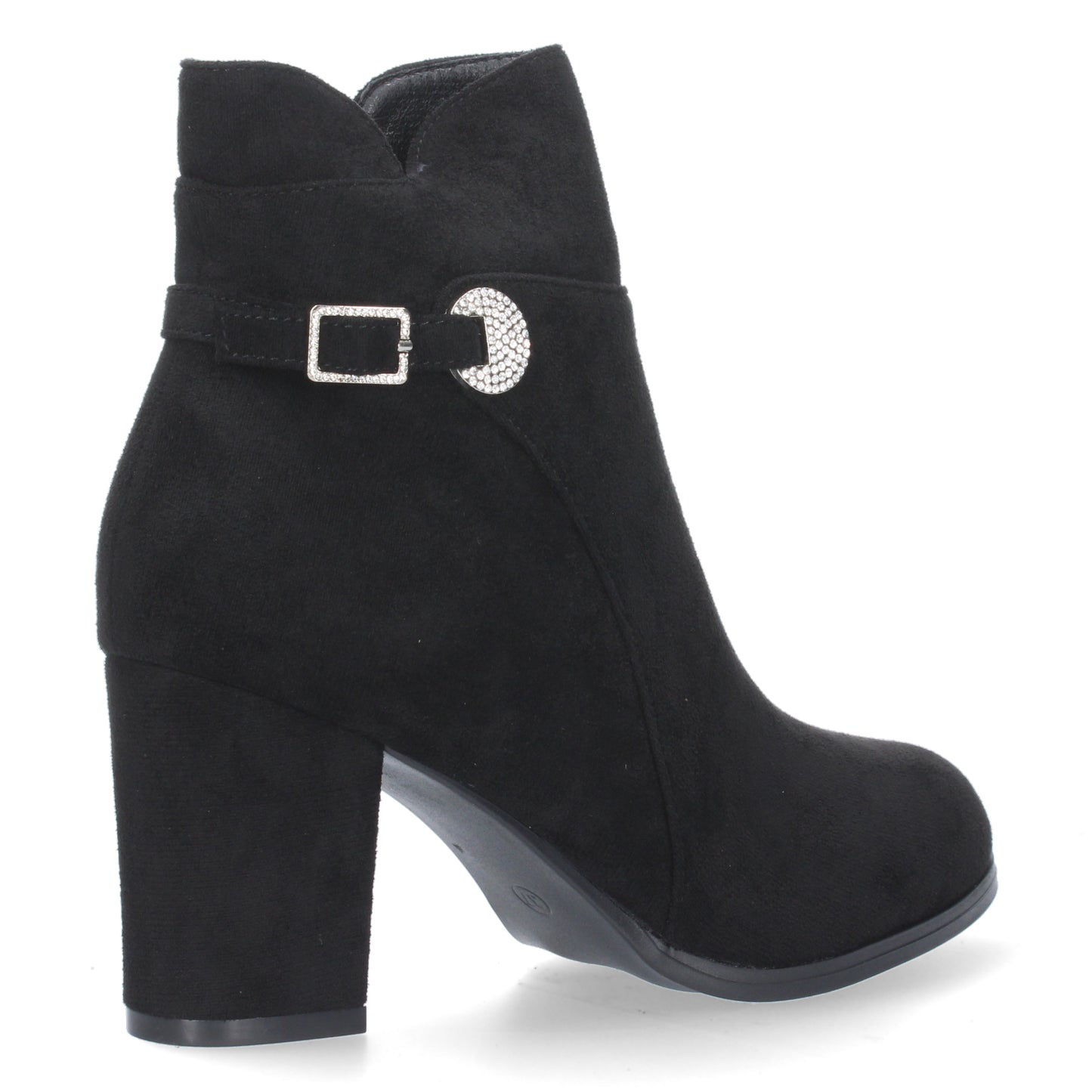 Botin de Tacon Ancho para Mujer  punta r