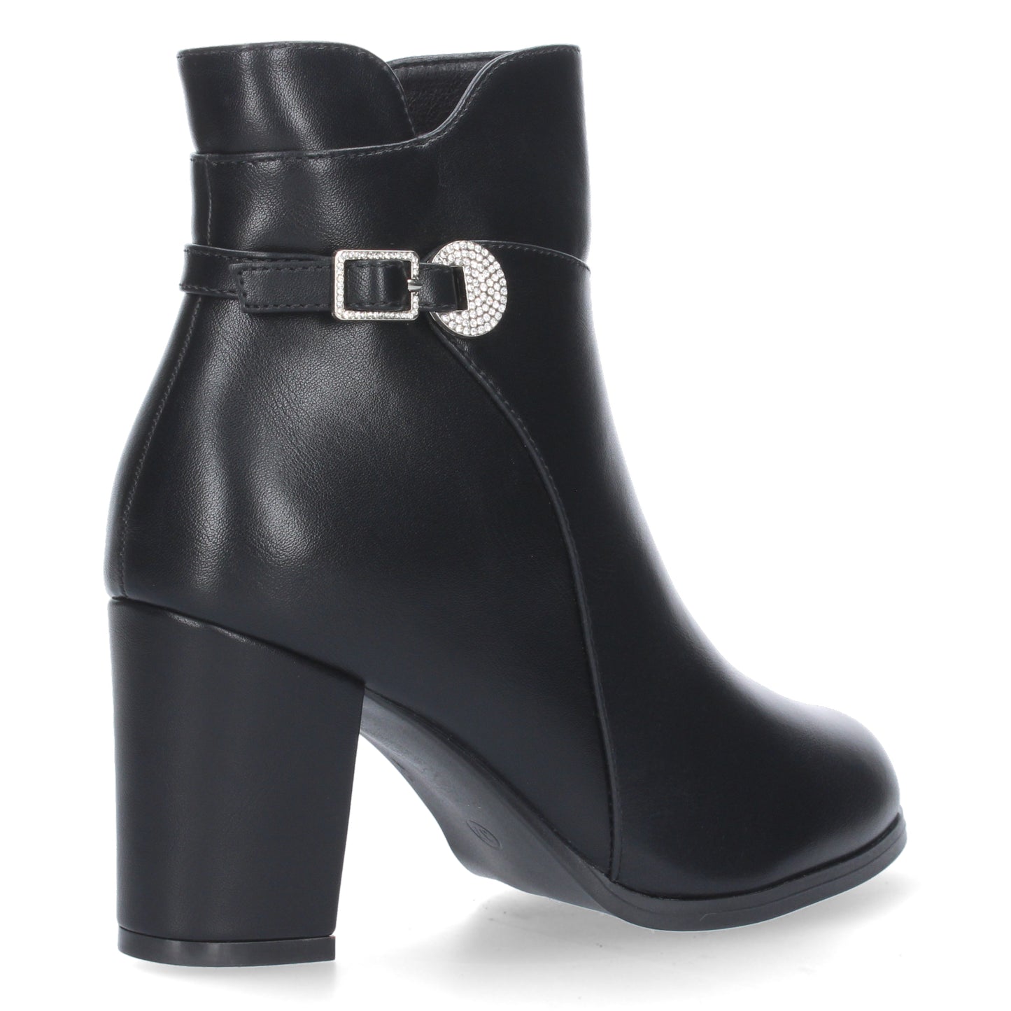 Botin de Tacon Ancho para Mujer  punta r