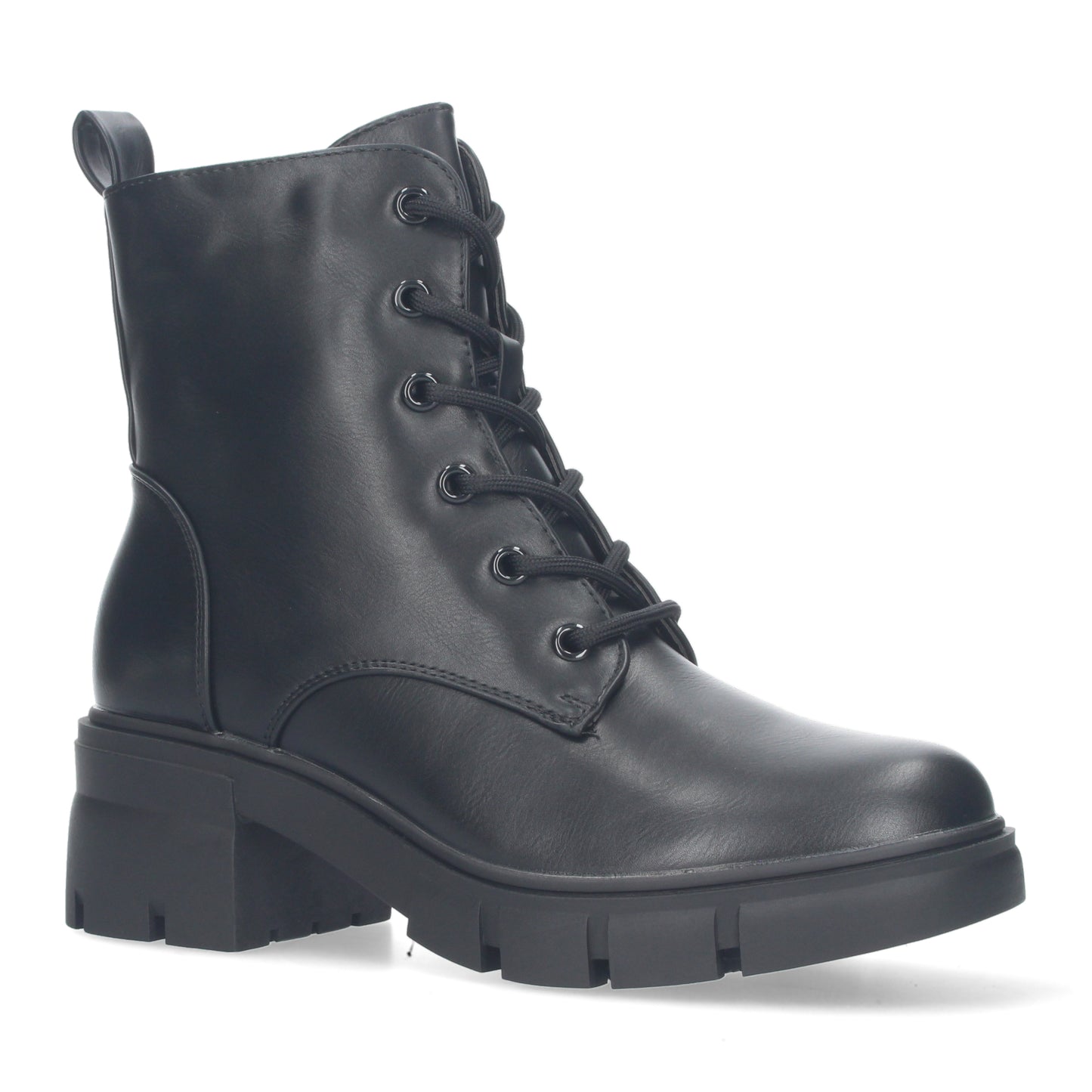 Bota de tacon para mujer  tejido liso co