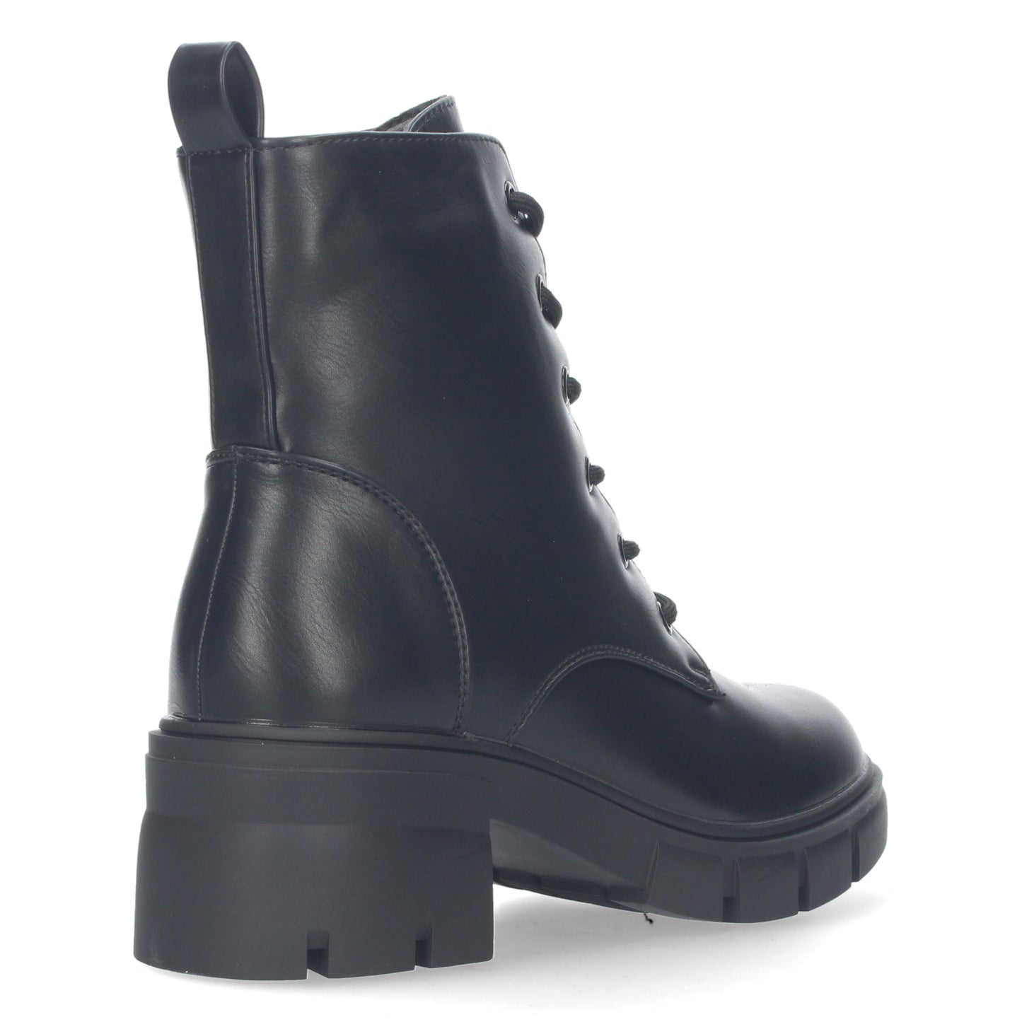 Bota de tacon para mujer  tejido liso co