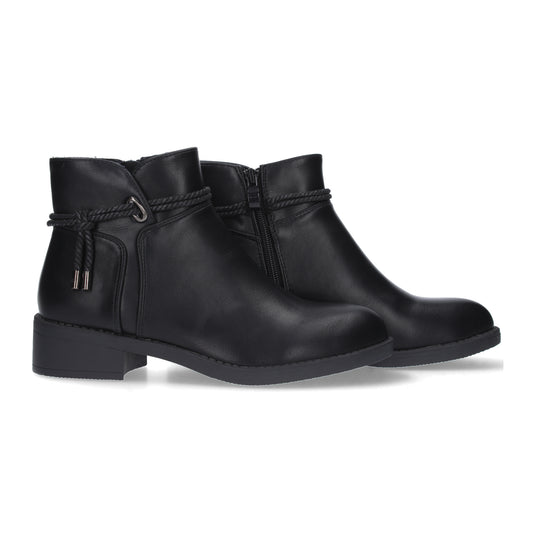 Botin de Tacon Ancho para Mujer  punta r