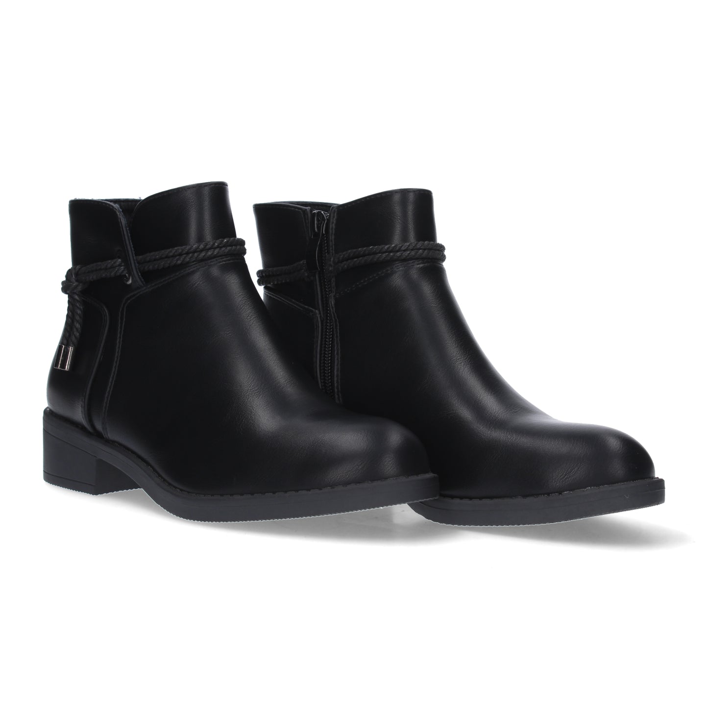 Botin de Tacon Ancho para Mujer  punta r